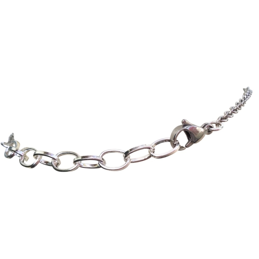 Vintage Blue Grapes Glass Crystal Silver tone Choker Necklace - Picture 11 of 15